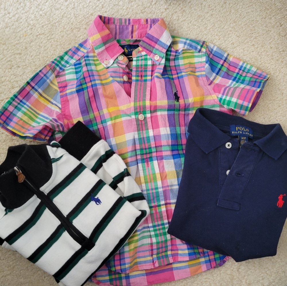 Lot of 3 Ralph Lauren tops - 2/3T